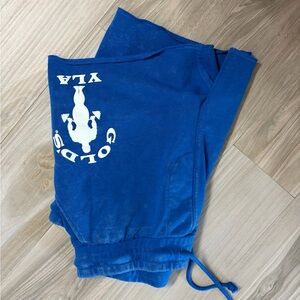YoungLA Men’s Royal Blue Joggers golds gym